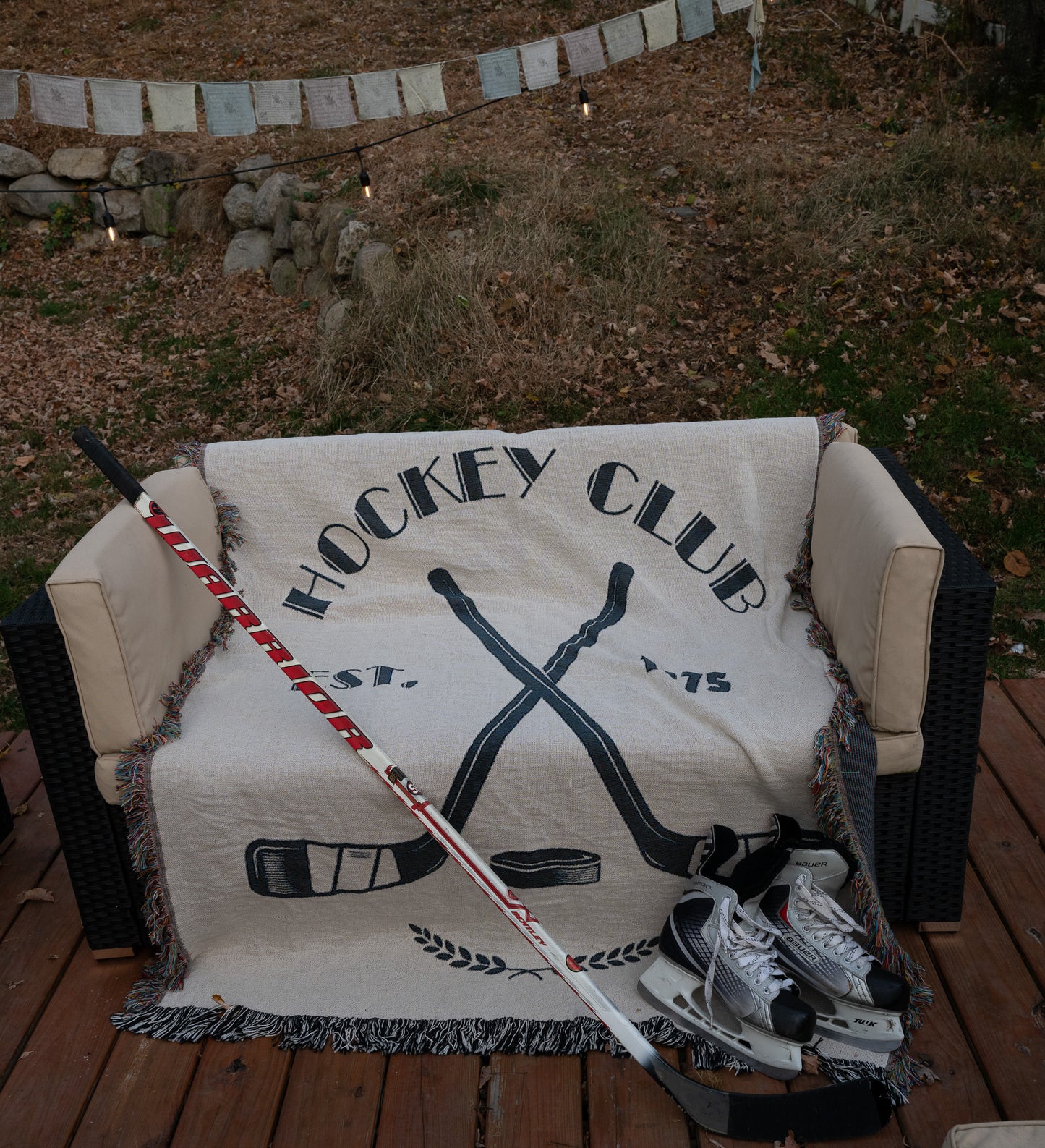 Hockey Club Woven Blankets