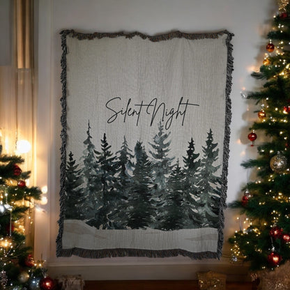 Silent Night Woven Blankets